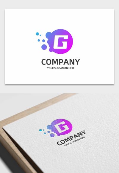 简约通用G字logo